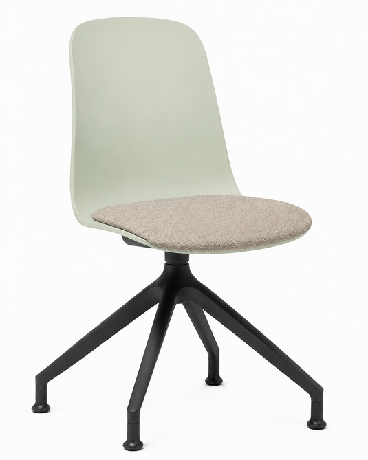 Eden Loria Swivel Chair - Fixed Height - Seat Upholstered