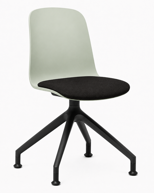 Eden Loria Swivel Chair - Fixed Height - Seat Upholstered