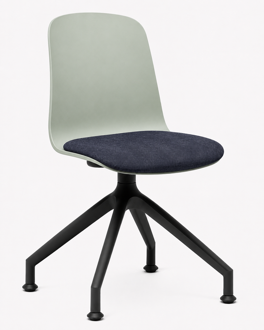 Eden Loria Swivel Chair - Fixed Height - Seat Upholstered