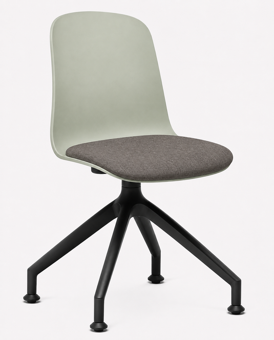Eden Loria Swivel Chair - Fixed Height - Seat Upholstered