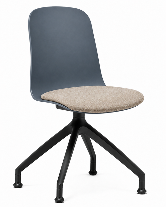Eden Loria Swivel Chair - Fixed Height - Seat Upholstered
