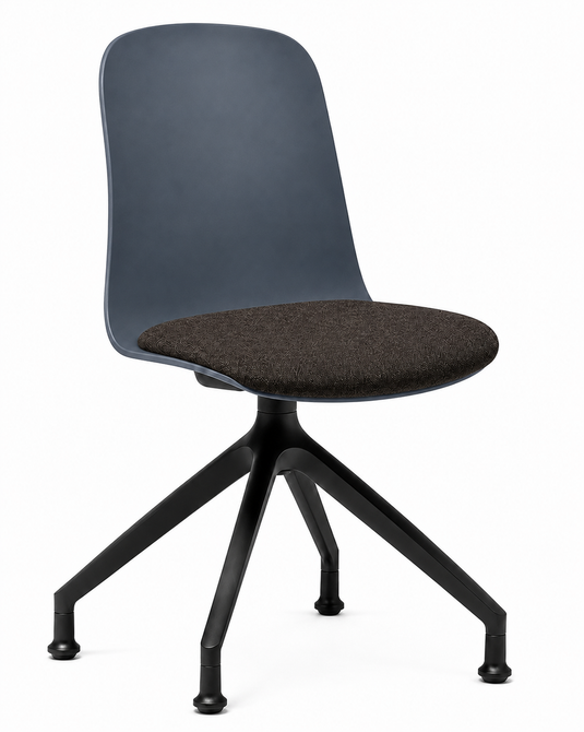 Eden Loria Swivel Chair - Fixed Height - Seat Upholstered