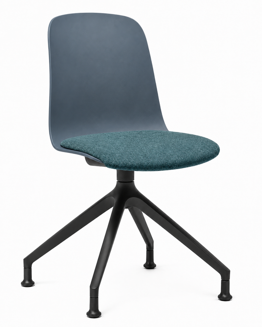 Eden Loria Swivel Chair - Fixed Height - Seat Upholstered