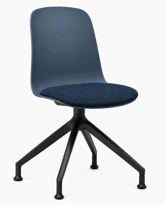 Eden Loria Swivel Chair - Fixed Height - Seat Upholstered