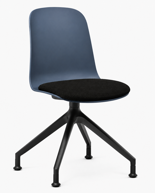 Eden Loria Swivel Chair - Fixed Height - Seat Upholstered