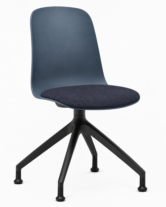 Eden Loria Swivel Chair - Fixed Height - Seat Upholstered