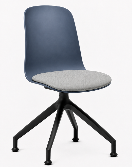 Eden Loria Swivel Chair - Fixed Height - Seat Upholstered