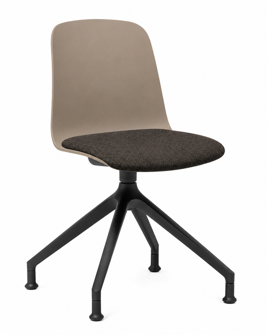 Eden Loria Swivel Chair - Fixed Height - Seat Upholstered