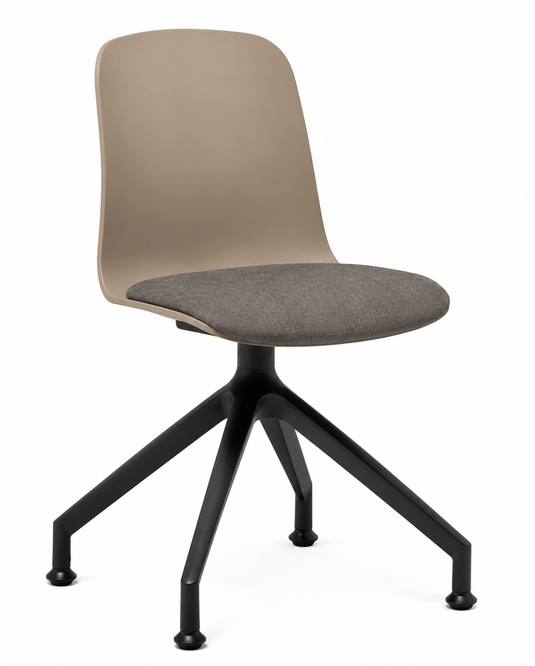 Eden Loria Swivel Chair - Fixed Height - Seat Upholstered