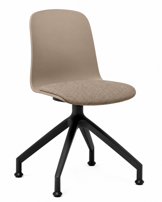 Eden Loria Swivel Chair - Fixed Height - Seat Upholstered