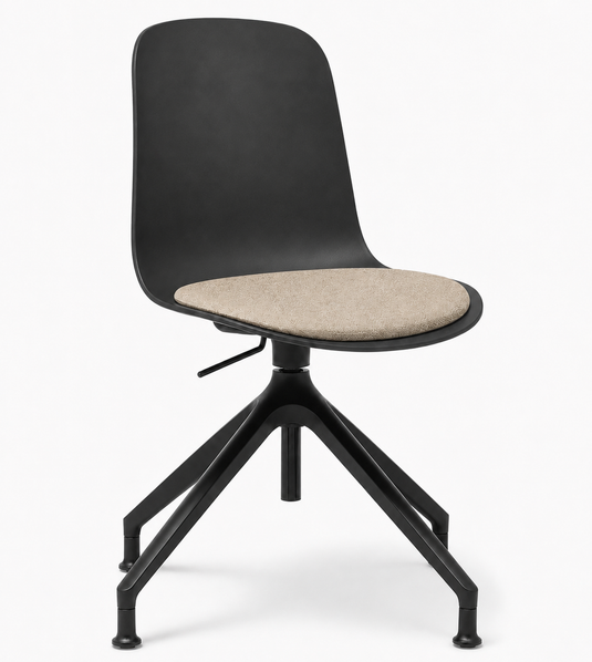 Eden Loria Swivel Chair - Height Adjustable - Seat Upholstered