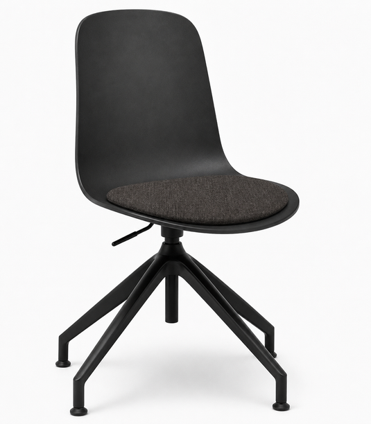 Eden Loria Swivel Chair - Height Adjustable - Seat Upholstered