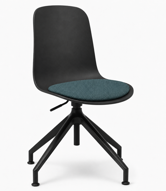 Eden Loria Swivel Chair - Height Adjustable - Seat Upholstered