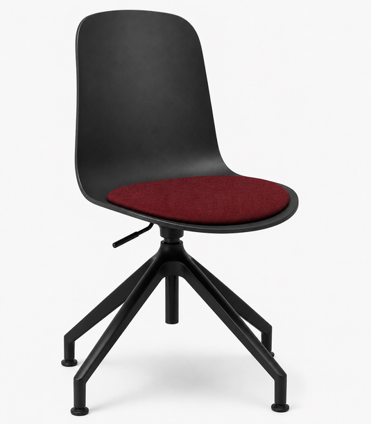 Eden Loria Swivel Chair - Height Adjustable - Seat Upholstered