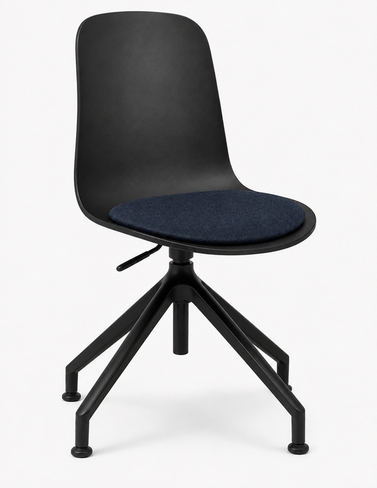 Eden Loria Swivel Chair - Height Adjustable - Seat Upholstered