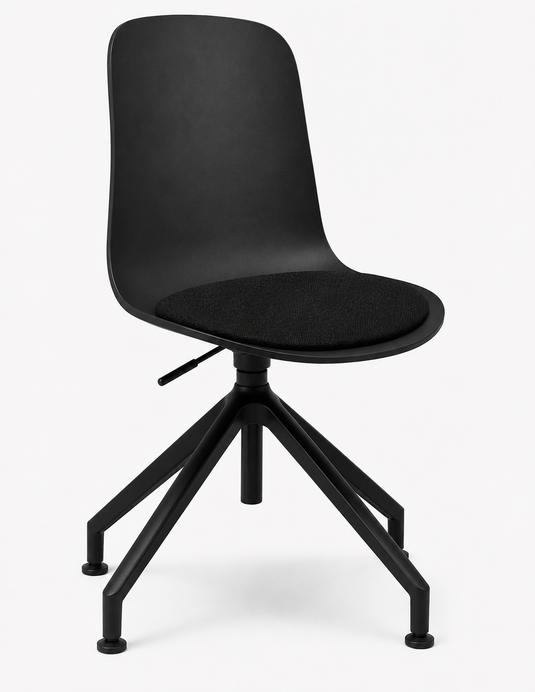 Eden Loria Swivel Chair - Height Adjustable - Seat Upholstered