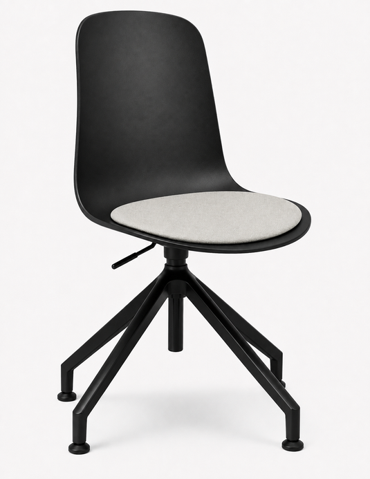Eden Loria Swivel Chair - Height Adjustable - Seat Upholstered