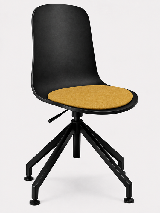 Eden Loria Swivel Chair - Height Adjustable - Seat Upholstered