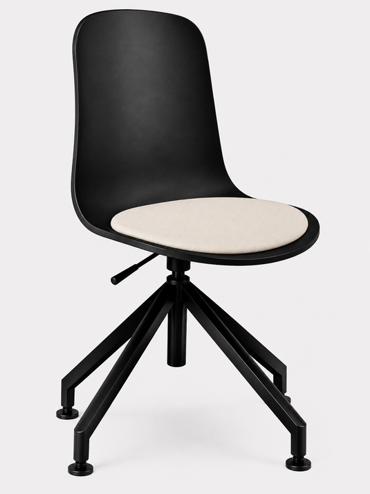 Eden Loria Swivel Chair - Height Adjustable - Seat Upholstered