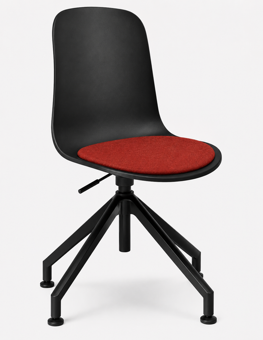 Eden Loria Swivel Chair - Height Adjustable - Seat Upholstered