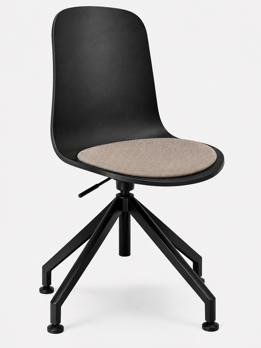 Eden Loria Swivel Chair - Height Adjustable - Seat Upholstered