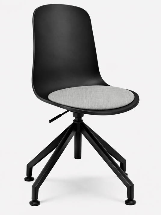 Eden Loria Swivel Chair - Height Adjustable - Seat Upholstered