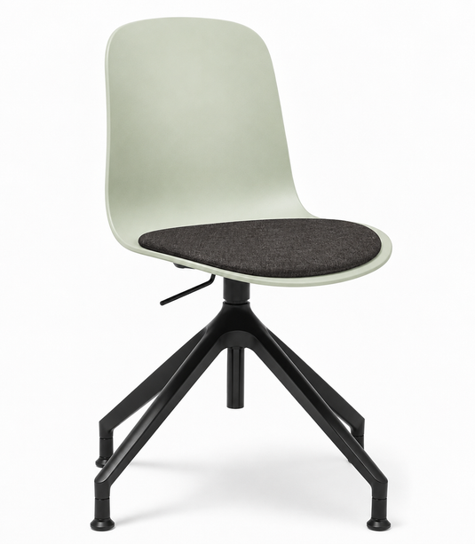Eden Loria Swivel Chair - Height Adjustable - Seat Upholstered