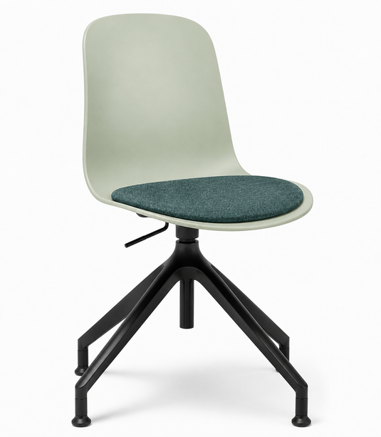 Eden Loria Swivel Chair - Height Adjustable - Seat Upholstered