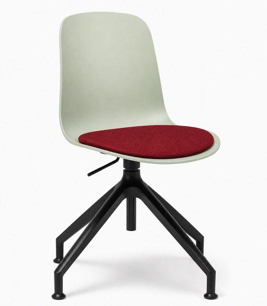 Eden Loria Swivel Chair - Height Adjustable - Seat Upholstered