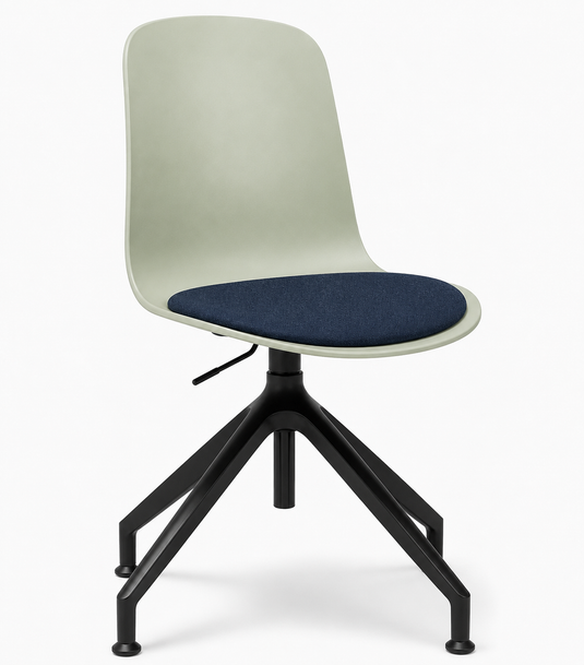 Eden Loria Swivel Chair - Height Adjustable - Seat Upholstered