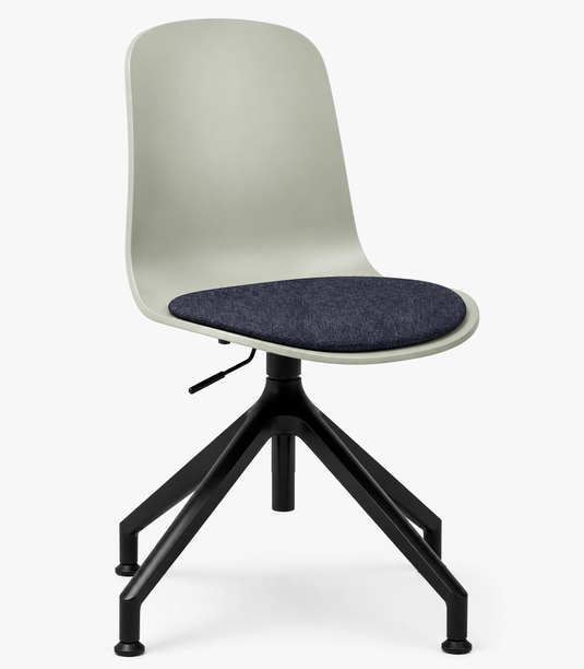 Eden Loria Swivel Chair - Height Adjustable - Seat Upholstered
