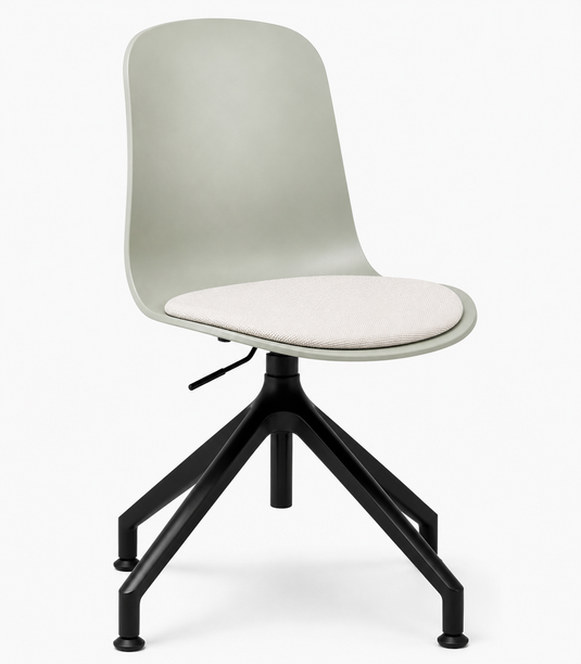 Eden Loria Swivel Chair - Height Adjustable - Seat Upholstered