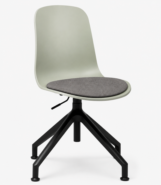 Eden Loria Swivel Chair - Height Adjustable - Seat Upholstered