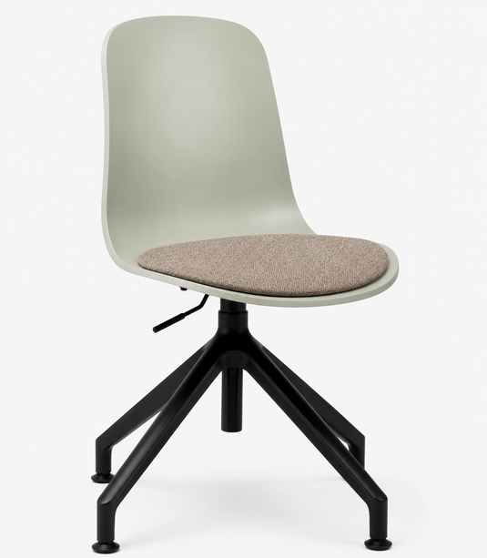 Eden Loria Swivel Chair - Height Adjustable - Seat Upholstered