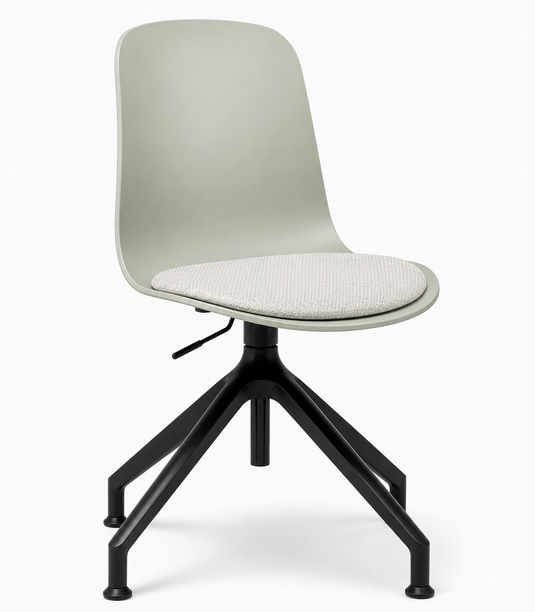 Eden Loria Swivel Chair - Height Adjustable - Seat Upholstered