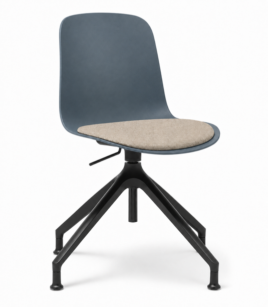 Eden Loria Swivel Chair - Height Adjustable - Seat Upholstered