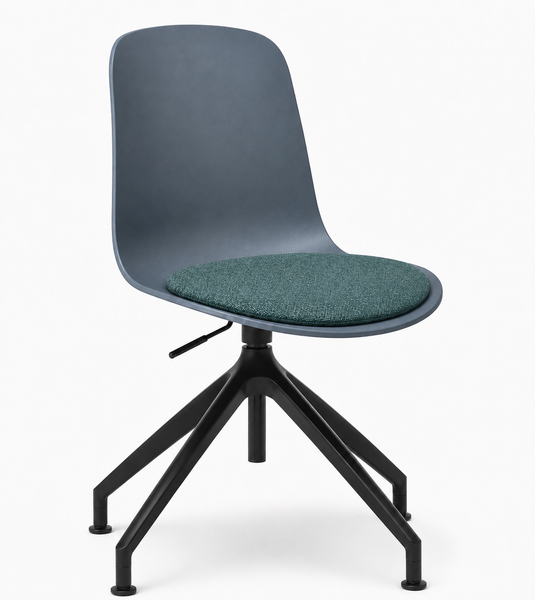 Eden Loria Swivel Chair - Height Adjustable - Seat Upholstered