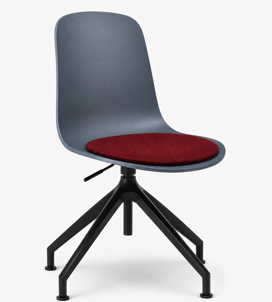 Eden Loria Swivel Chair - Height Adjustable - Seat Upholstered