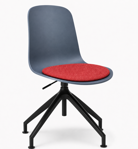 Eden Loria Swivel Chair - Height Adjustable - Seat Upholstered