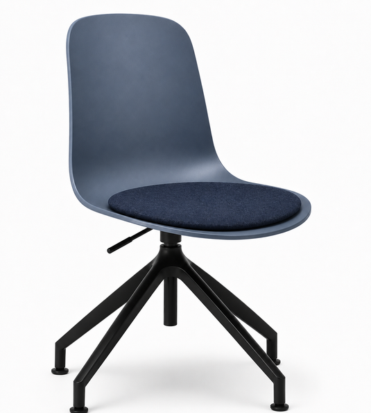 Eden Loria Swivel Chair - Height Adjustable - Seat Upholstered