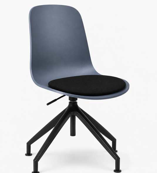 Eden Loria Swivel Chair - Height Adjustable - Seat Upholstered
