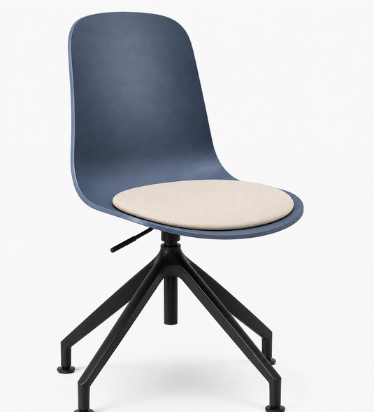 Eden Loria Swivel Chair - Height Adjustable - Seat Upholstered