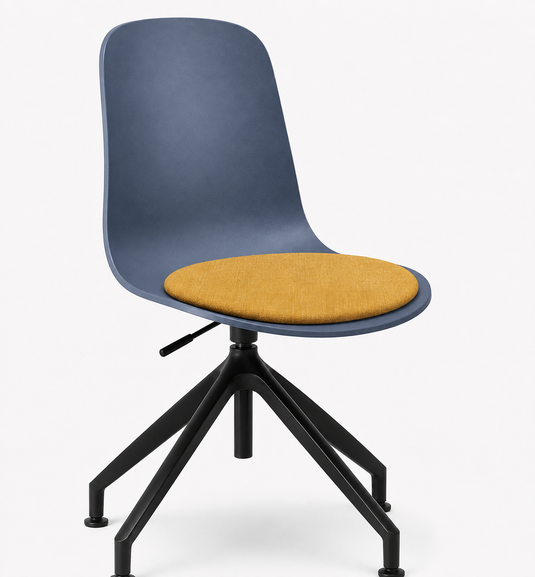 Eden Loria Swivel Chair - Height Adjustable - Seat Upholstered