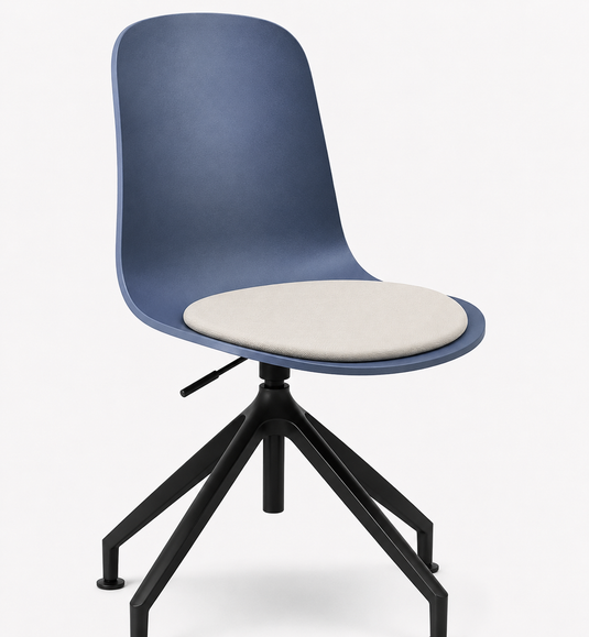 Eden Loria Swivel Chair - Height Adjustable - Seat Upholstered