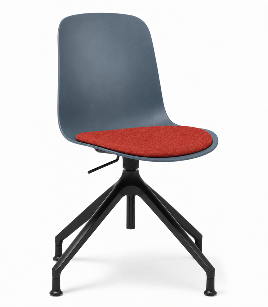 Eden Loria Swivel Chair - Height Adjustable - Seat Upholstered