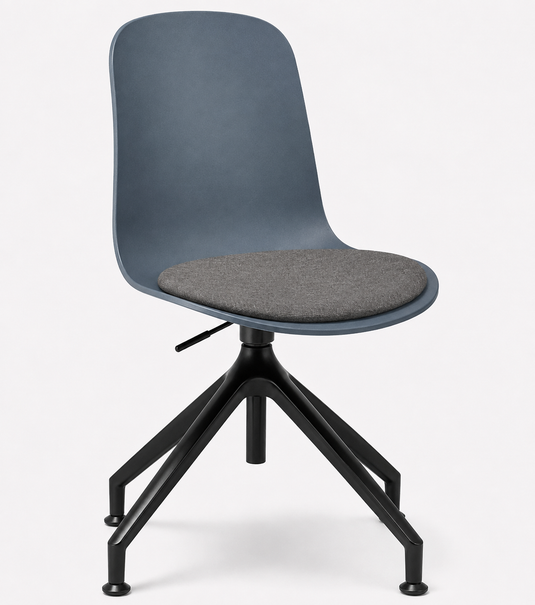 Eden Loria Swivel Chair - Height Adjustable - Seat Upholstered