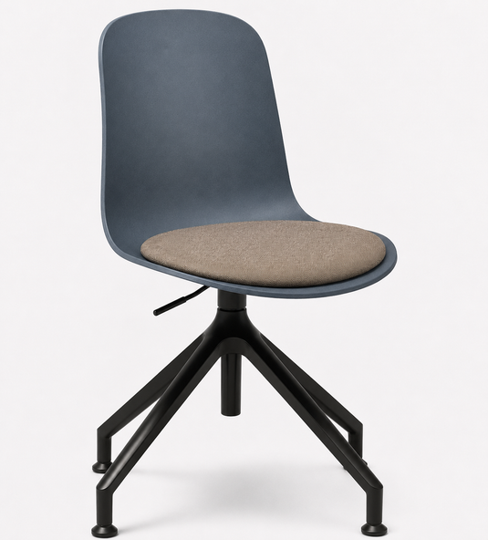 Eden Loria Swivel Chair - Height Adjustable - Seat Upholstered