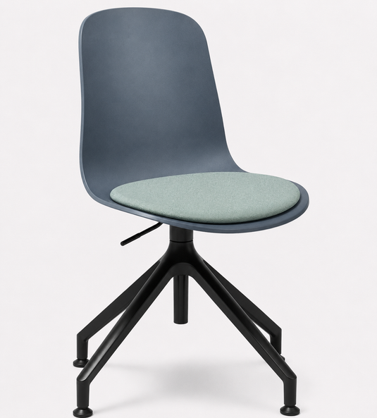 Eden Loria Swivel Chair - Height Adjustable - Seat Upholstered