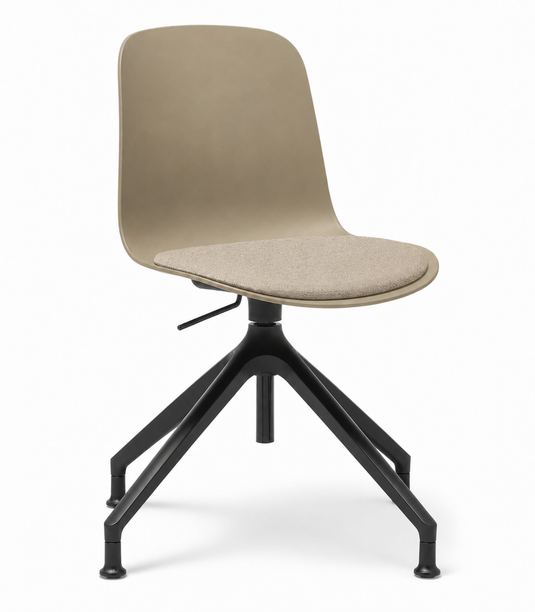 Eden Loria Swivel Chair - Height Adjustable - Seat Upholstered