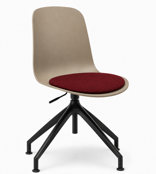 Eden Loria Swivel Chair - Height Adjustable - Seat Upholstered